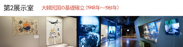第2展示室 大韓民国の基礎確立（1945年~1960年）