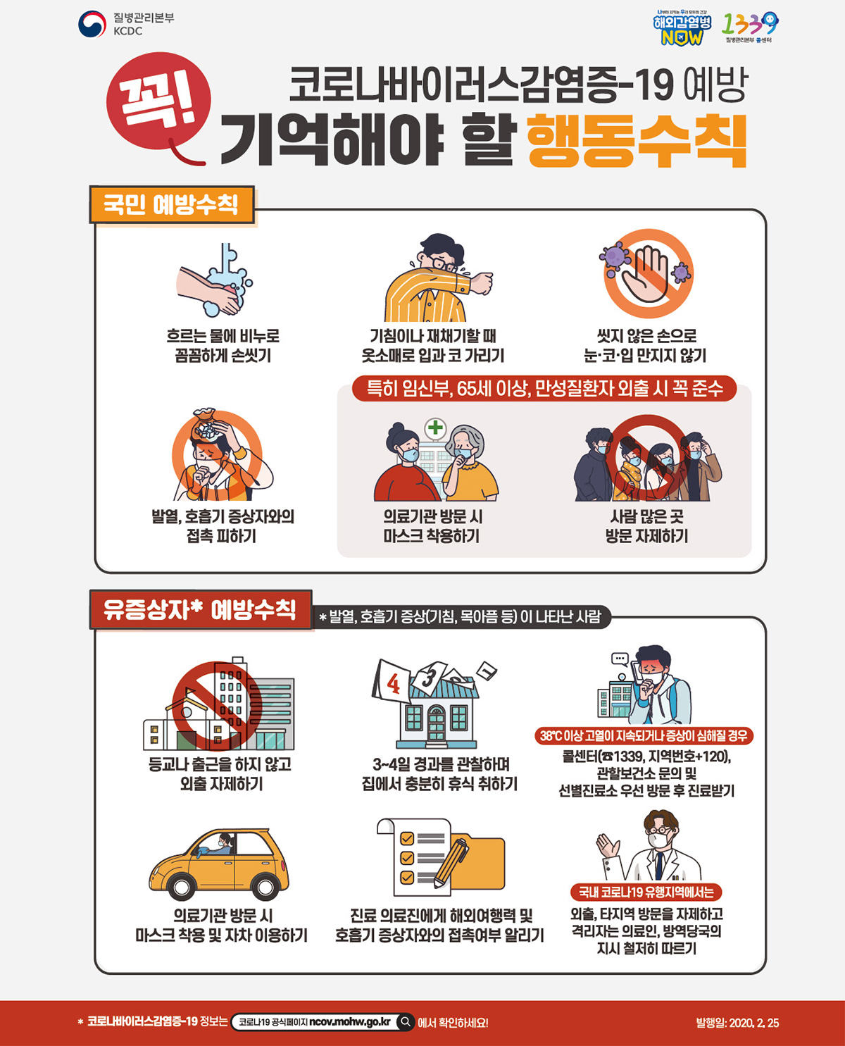 코로나바이러스감영증-19 예방 행동수칙